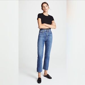 AGOLDE Pinch Waist High Rise Kick Jeans